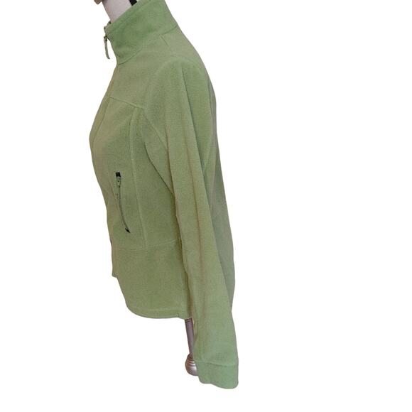Taylor Marco Sport Green Zip Up Warm Size Medium M Full Zipper - Picture 4 of 15